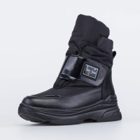 654059-41 черный ботинки школьные Комбинирован.