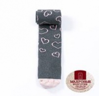 07832277-41 Колготки детские вн.махра т.серый р.92-98