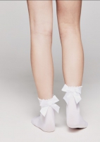07842253-40 Носки капроновые  LILY белый р.18